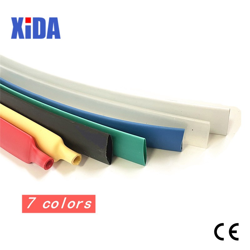 10m/lot 5 6 8 20 30 Red Blue Green Yellow White Clear Black 2:1 Heat Shrink Tube Heat Shrink Tubing Sleeving Wrap Kits DIY