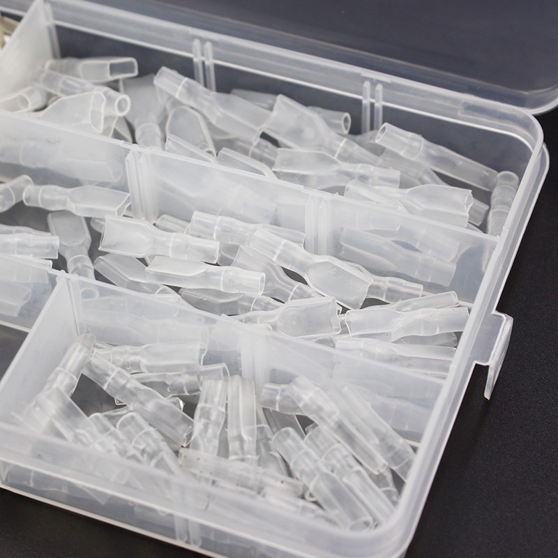 270pcs 2.8/4.8/6.3mm Insulated Electrical Wire Crimp Terminal Spade Connector Assortment Set