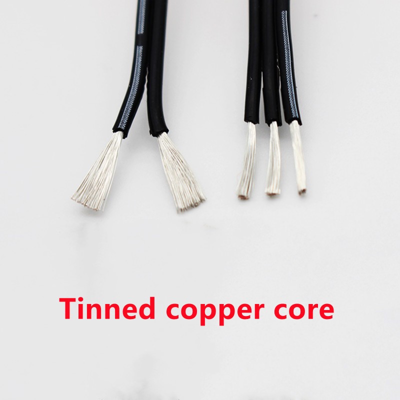 Extra Soft Silicone Cable 20-30AWG 2 3 4 5 6 8 Cores High Heat Resistant 0.08mm Tinned Copper Cable And Wire