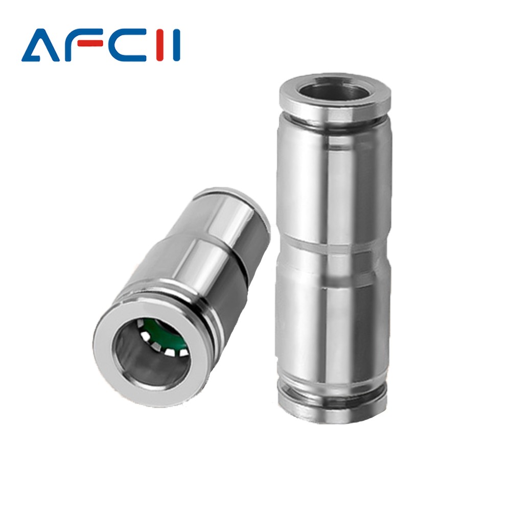 304 Stainless Steel Air Hose Fitting Pneumatic Coupling Tube Coplin Quick Open PG PU4 PU6 PU8 PU10 Trachea Metal Fitting