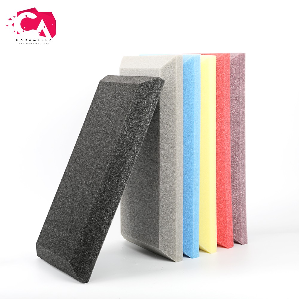 8pcs 50x25x5cm coustic foam studio panels soundproof foam slit KTV room sound absorption sponge flat pad seal strips