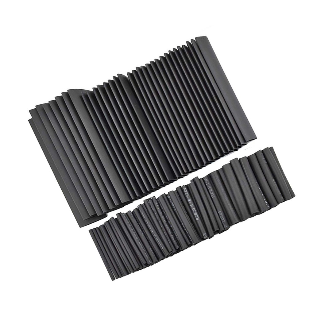 127pcs/set Polyvin Heat Shrinkable Wire Tube Cable Sleeves Insulation Wire Connectors Assorted Set Heat Shrink Tubing Tool