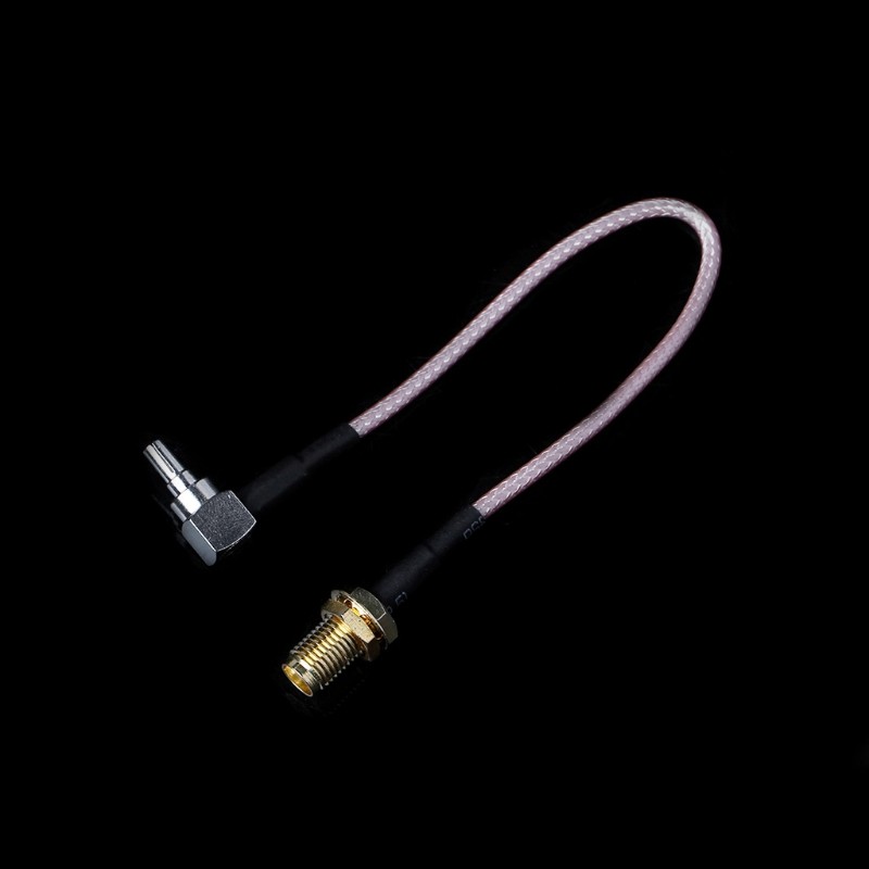 SMA Female to CRC9 Right Angle Connector RG316 Pigtail Cable 15cm 6"