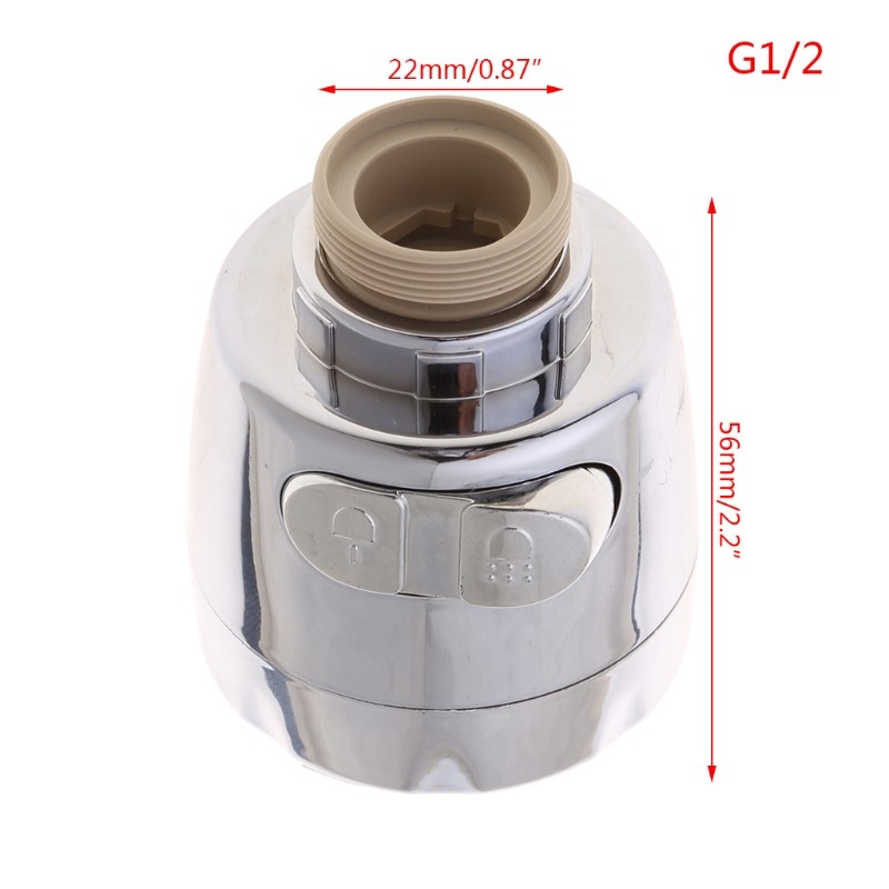 22mm Kitchen Faucet Nozzle Aerator Bubbler Sprayer Water Saving Tap Filter Two Modes Universal Tap Shower Rotate Filter