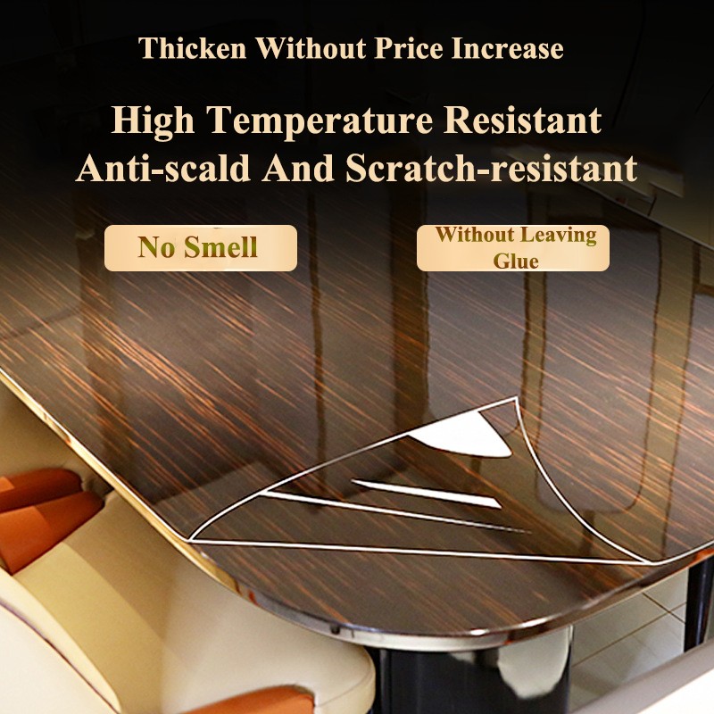 High temperature and odor transparent protective film kitchen furniture surface protective film desk table anti-scratch film