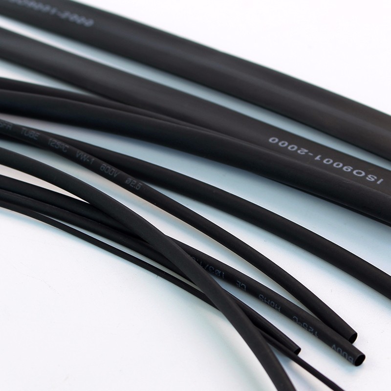 10 Meters/Set Black Transparnt Clear 2:1 Heat Shrink Tube Wire Cable Sleeving Wrap 1mm 2mm 3mm 4mm 5mm 6mm 8mm 10mm 12mm 15mm