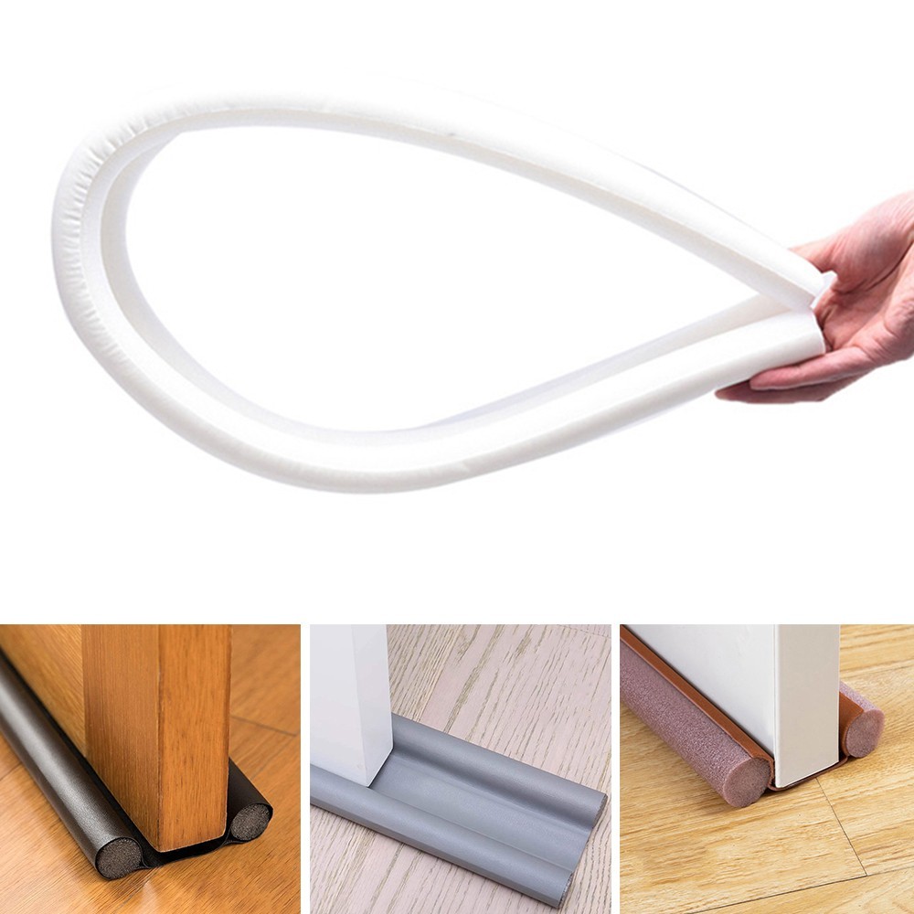 93*10cm Butium Door Seal Strip Windproof Soundproof Dustproof House Acoustic Foam Under Door Sealant Weatherstrip Door