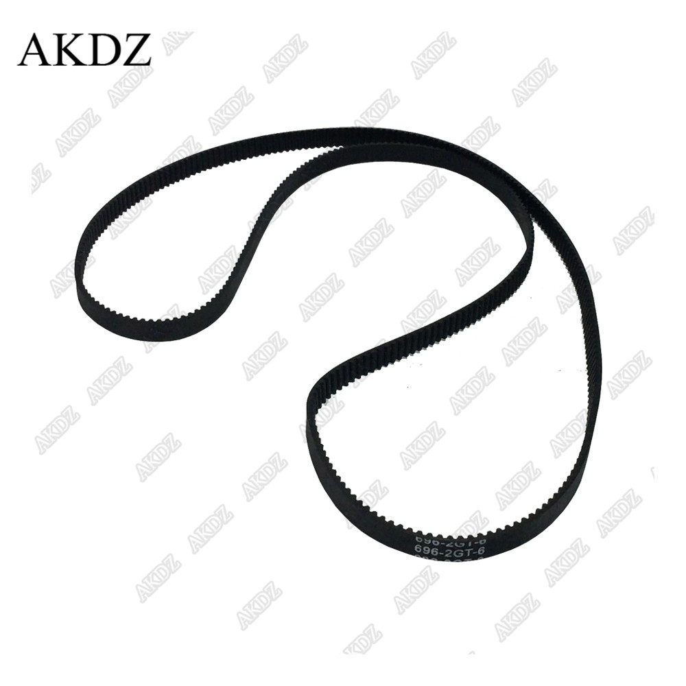 2GT timing belt length 700 710 738 740 750 752 760 782 784 800 width 6mm 2M 2GT synchronous rubber closed CNC belt