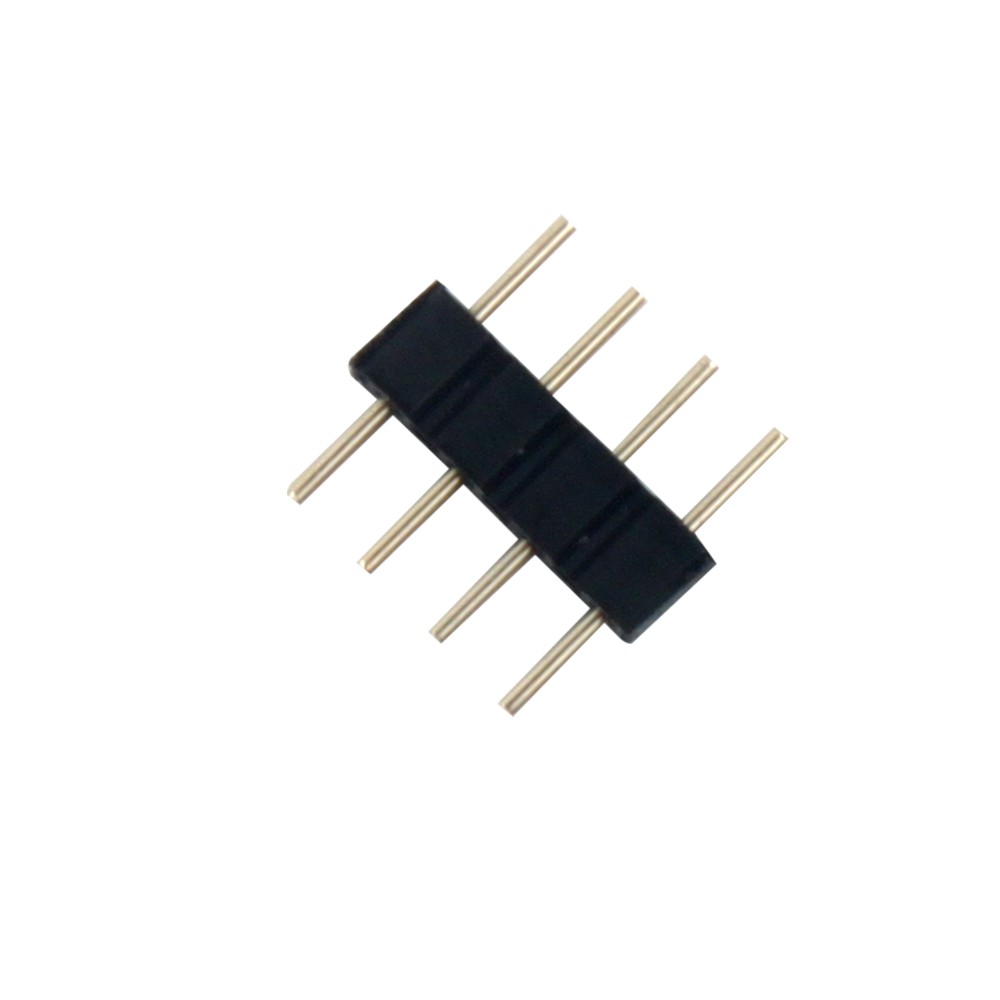 50/100/500/1000 4-Pin RGB Male Connector Suitable for RGB 3528 5050 SMD LED Strip 4Pin Male Connector RGB LED Strip