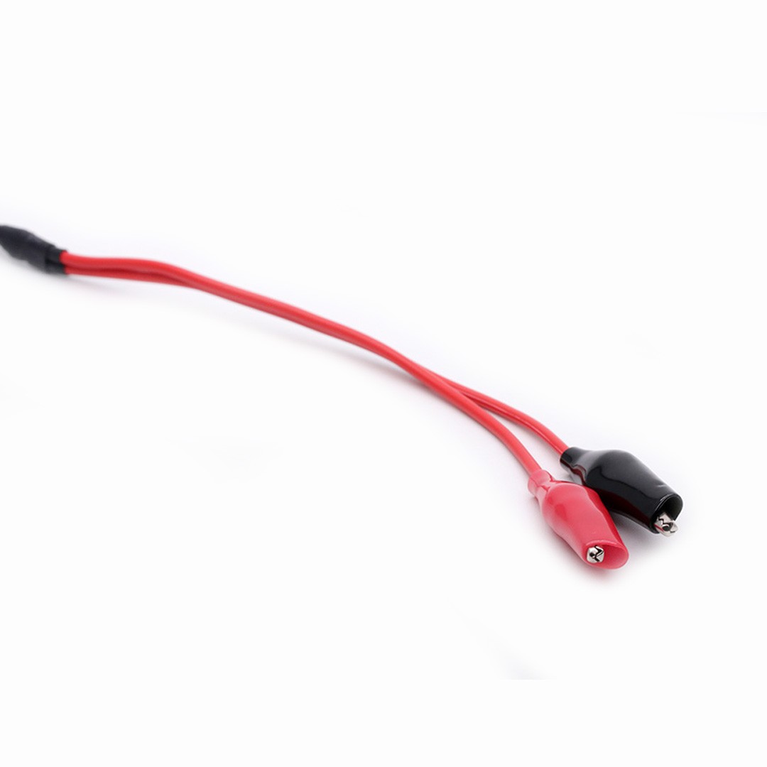 10pcs RG316 RF Coaxial Cable SMA Male Plug to Dual Alligator Clip Red and Black Tester Lead Wire Connector 50cm