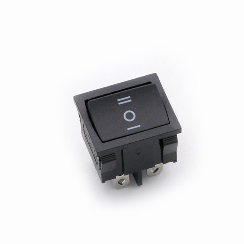 10pcs KCD5 21x24mm Double Power Rocker Switches Without Black Light ON-OFF-ON 4pin 6A/250V 15A/125V AC