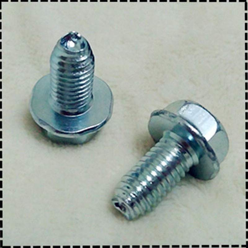 Hex Bolts M6 M8, Triangular Flange With Pads