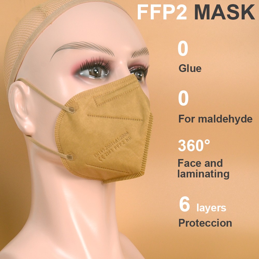Mascarillas ffp2قابلة لإعادة الاستخدام 6 طبقة ffp2masable المعتمدة صحية واقية CE fpp2 الفم قناع الوجه ffp2 كمامة للرماد