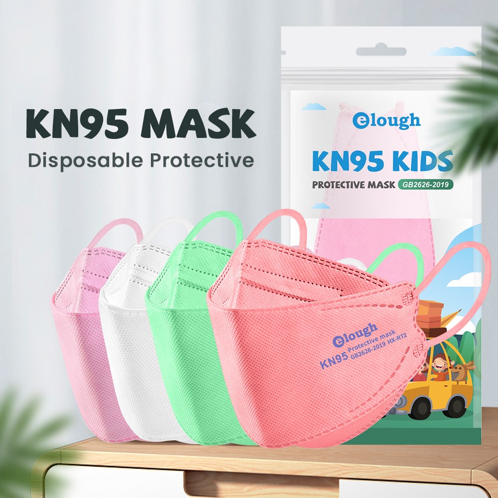 ffp2fan Elough kids mask 10-100pcs niños ffp2 mascarillas fpp2 gay respiratory kn95 face mask CE certification