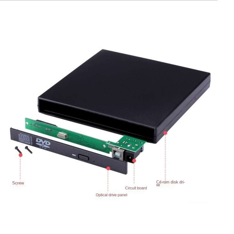 USB 3.0 SATA 12.7mm External Optical Drive Case For Laptop External Notebook Exotic/HDD Exchange Enclosure