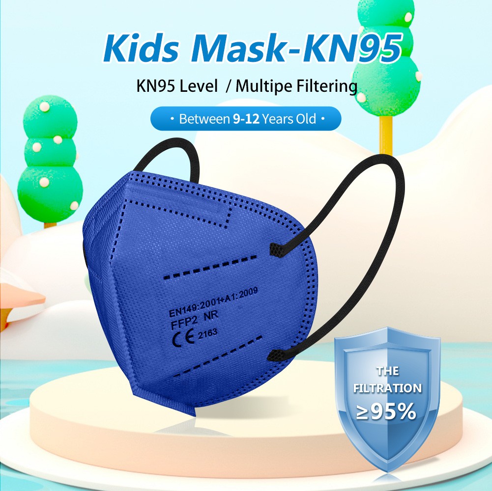 Mascarillas FPP2 Niños FFP2 Mascarillas FPP2 9-12 Years Old Kids Mask Similar Baby Morgues Masks 5 Layer CE ffp2tool KN95 FFP 2 Mask