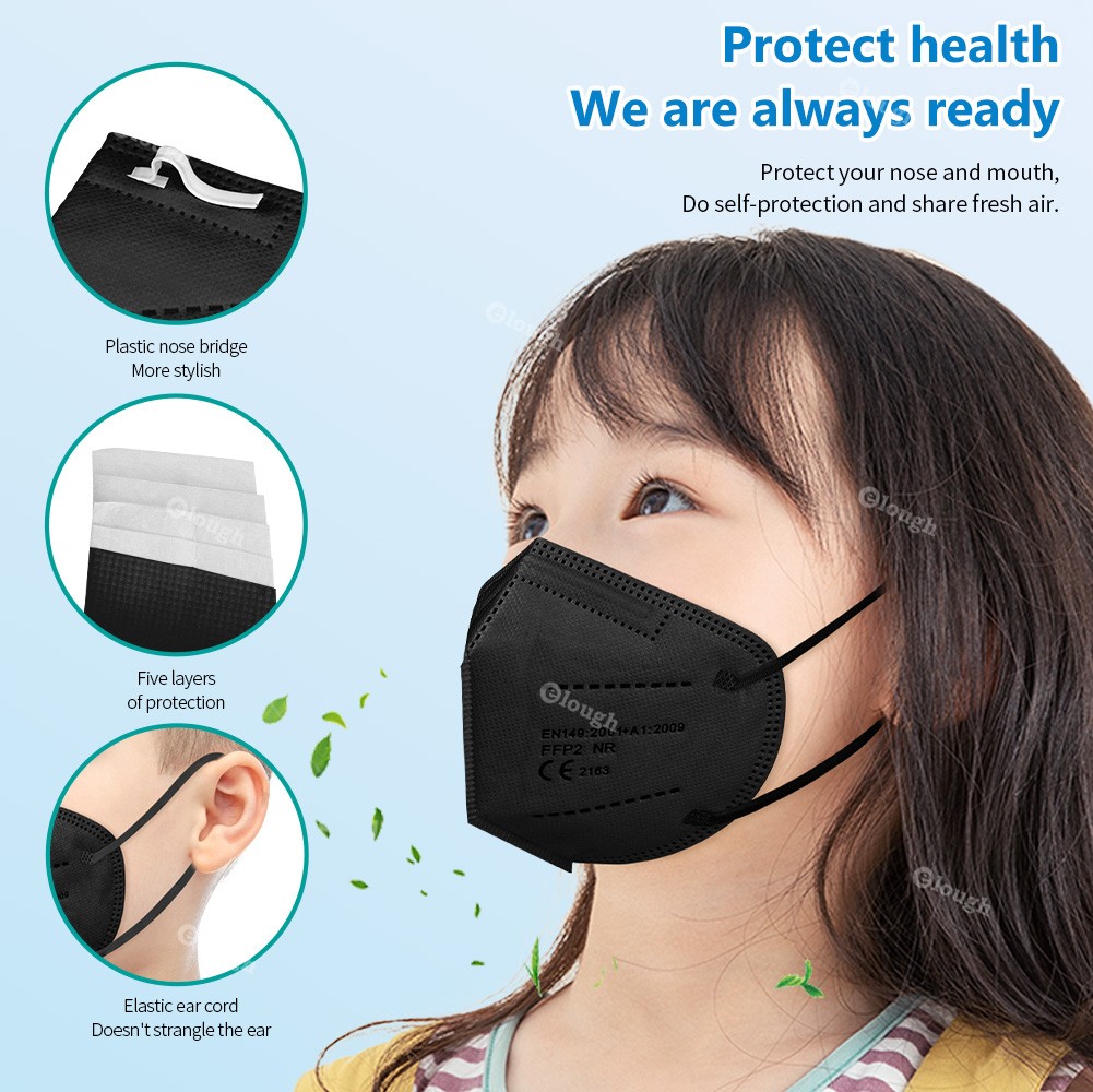 KN95 Mask Mascarillas fpp2 niños 9 a 12 años Respirator Protective CE ffp2 Mask Kids Face Mask Masken ffp 2 approved