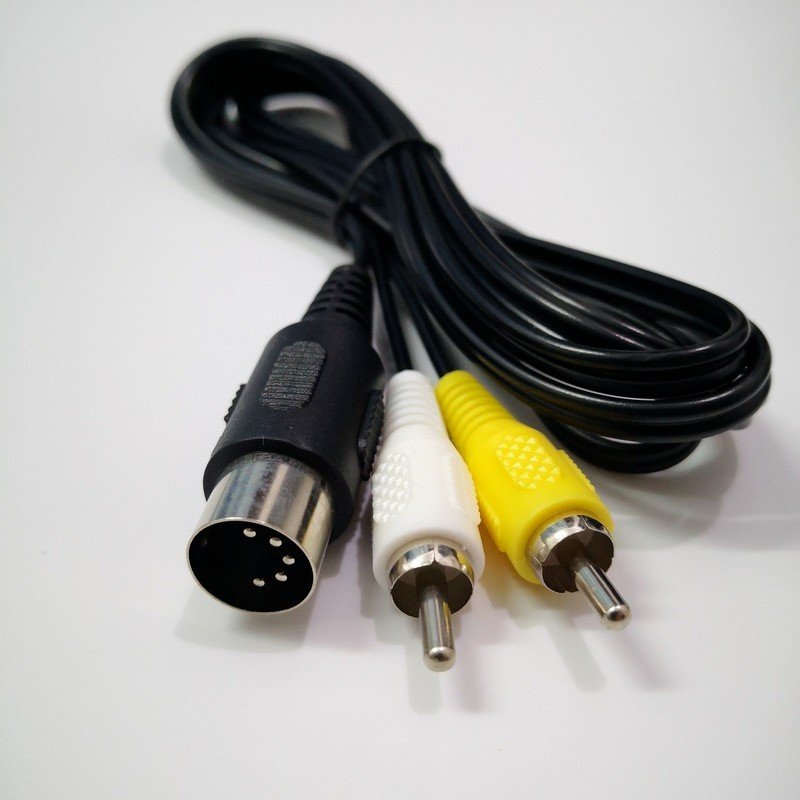 High Quality AV Audio Video Cable for SEGA Mega Drive 1 RCA Cord for Genesis 1