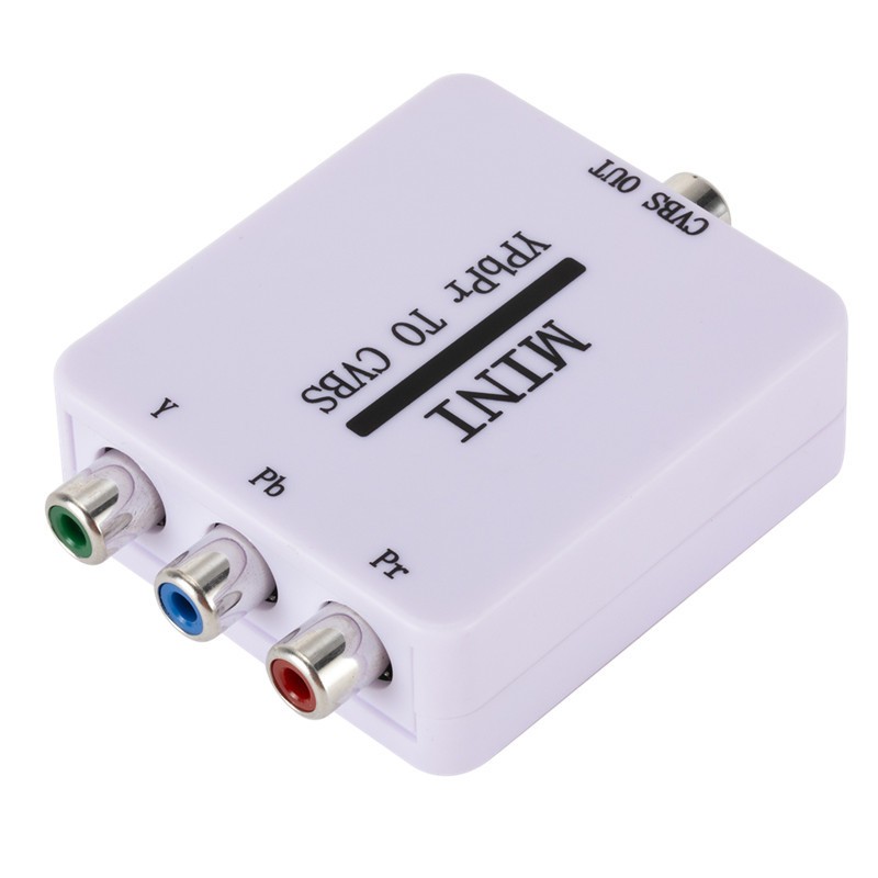 New Mini YPBPR to CVBS Converter Video Component to AV Converter for TV Display