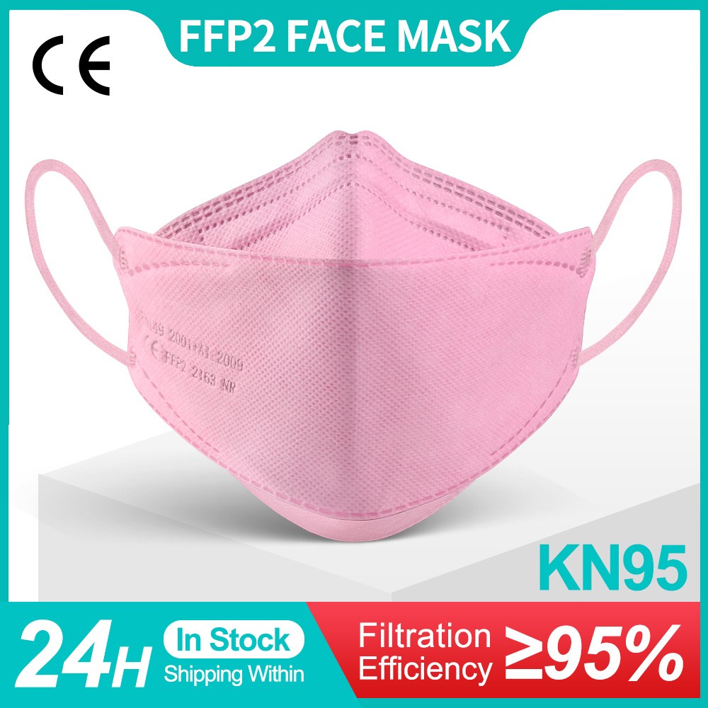 FPP3 Mascarilla FFP2 FP2 ffp2 mascarilla DE Fish KN95 Mask 4 Layers Casualty Mask 6 Colors Adult FFP2 FPP3 Mascherine FFPP2 FP2 Masks