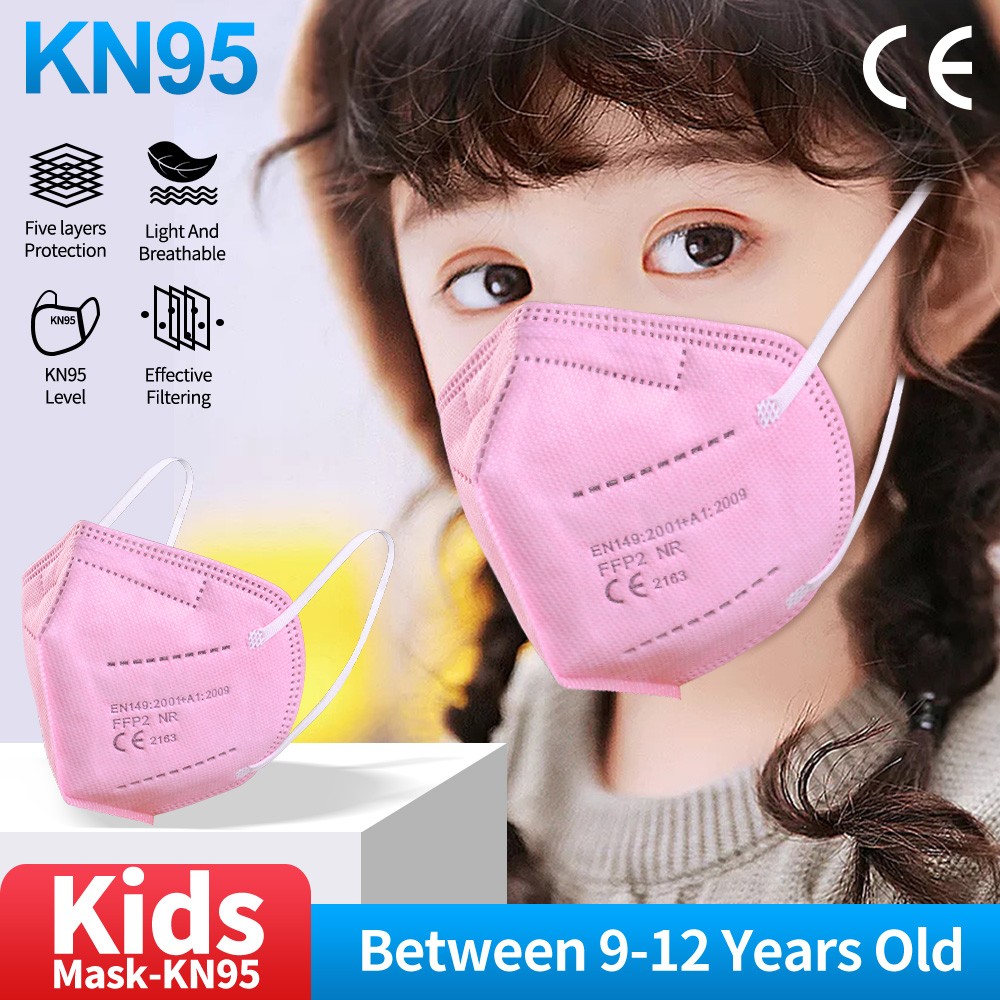 10-100pcs FFP2 Reusable Children Mask Kids Face Mask Mascarilla fpp2 homology ada infantil KN95 respirator ffp2 mascarillas niños