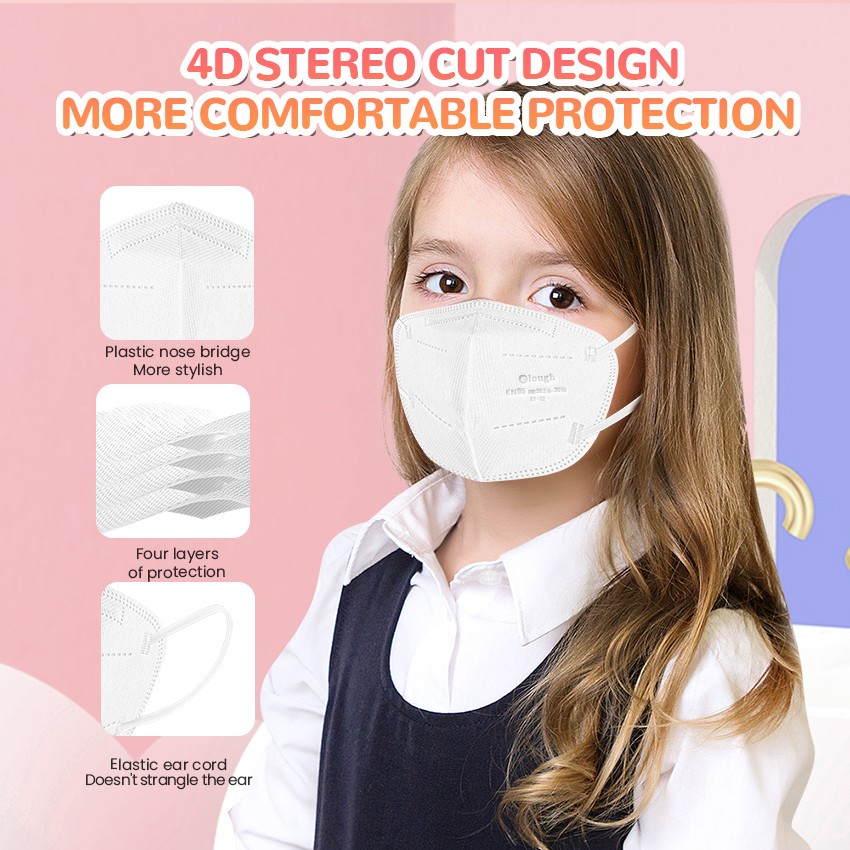 kids fpp2 masks fpp2fan kids 4 layer mask for 9-12 years kids kn95 mascarillas fpp2 niños masque enfant mascarilla infantil