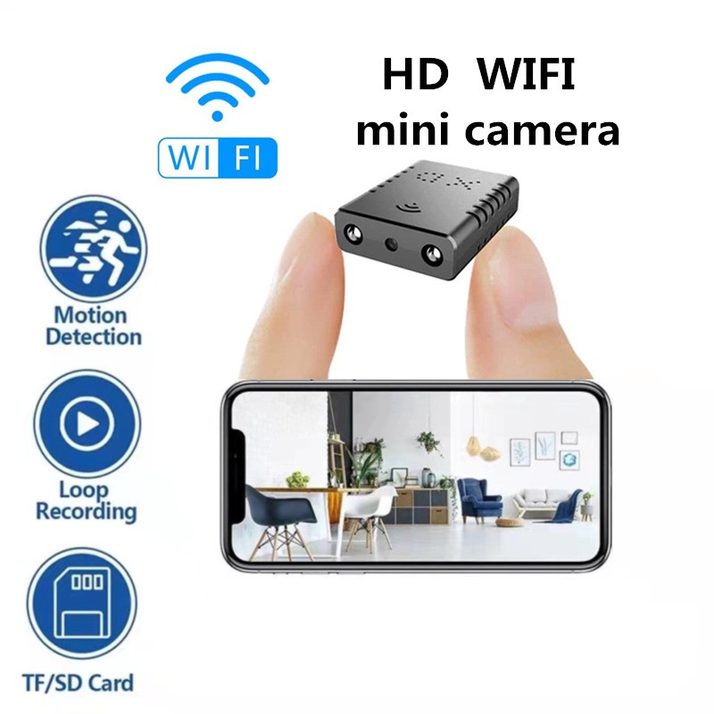 Smallest HD 1080P WiFi XD Mini Camcorder Night Vision Micro HD Camera Motion Detection DV Security Camera DVR Support Hidden TF