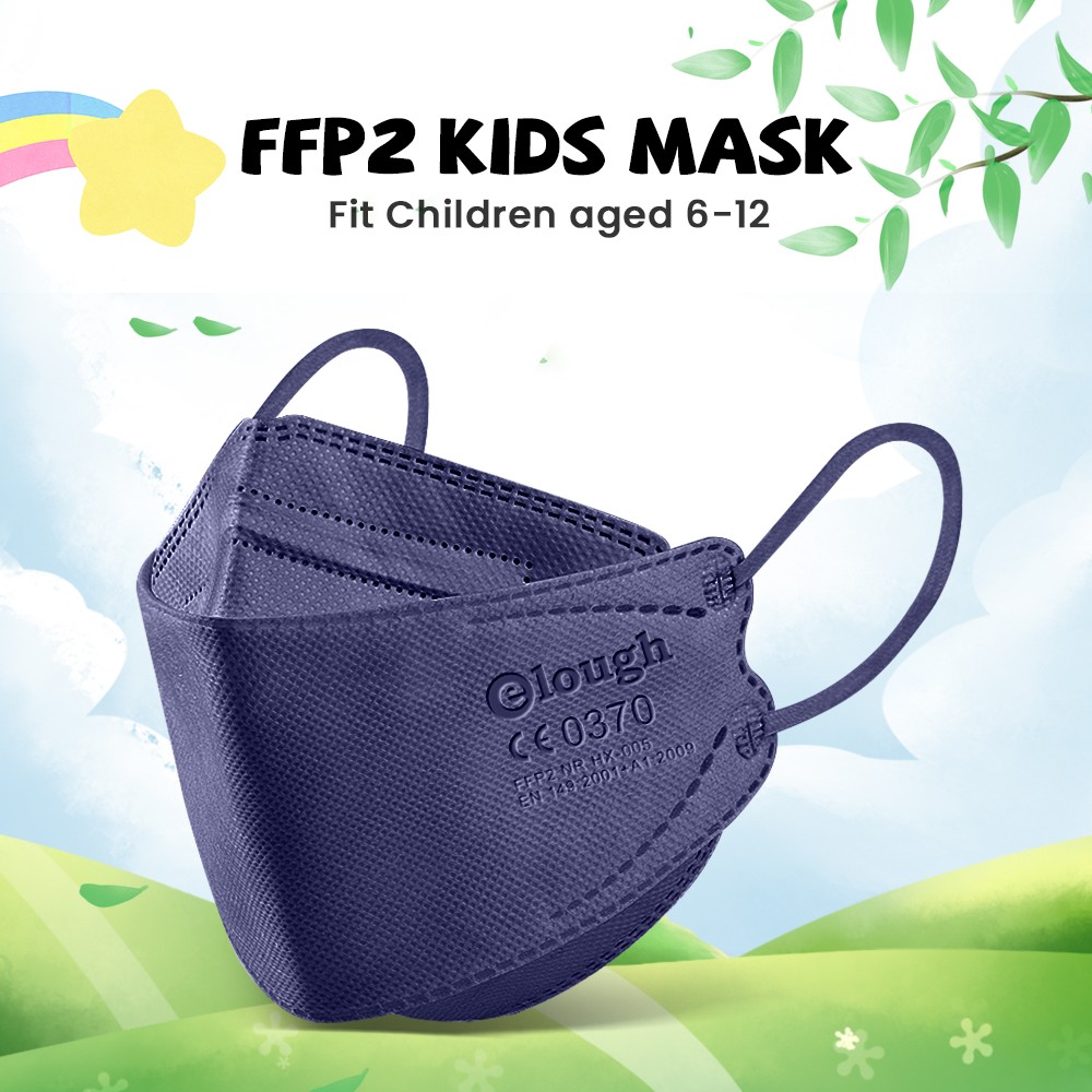 Elo FPP2 Masks For Kids 6-12 Years Korean Fish Mascarilla Infantil FPP2 Resale 4 Layers FFP2 KN95 Mask For Kids