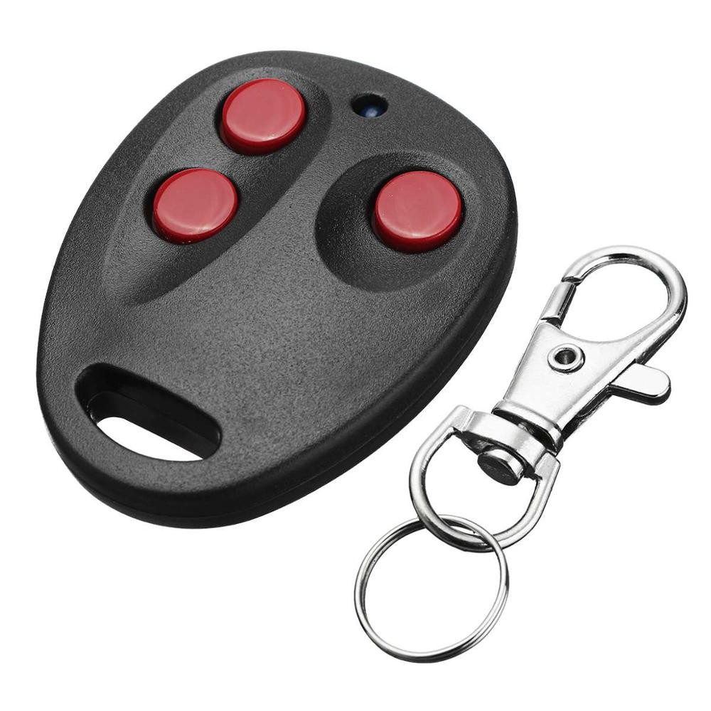 3 Pack Bisinen Garage Remote Control 433MHz 3 Buttons Gateway Keychain