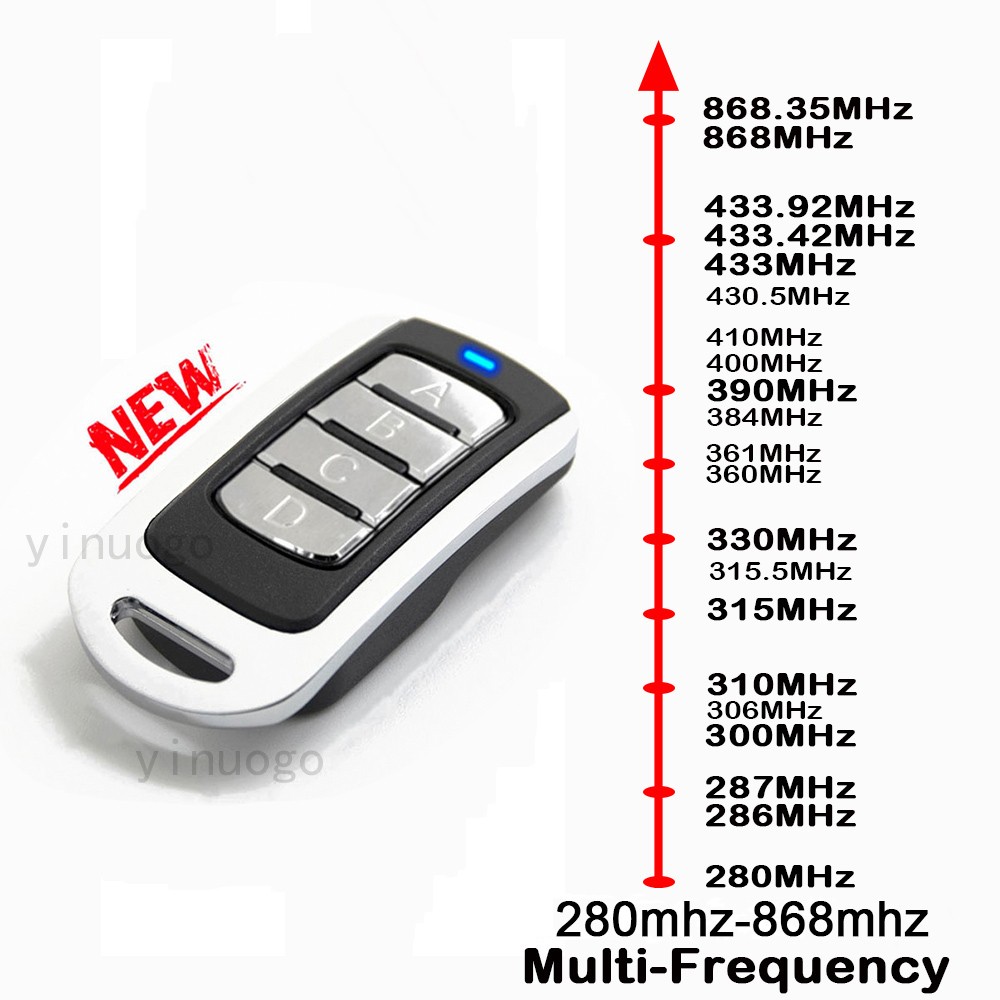 Mastercode MV1 MV12 باب مرآب بميزة التحكم عن بعد فتاحة 433.92mhz MASTERCODE MV123 المرآب القيادة اللاسلكية الارسال