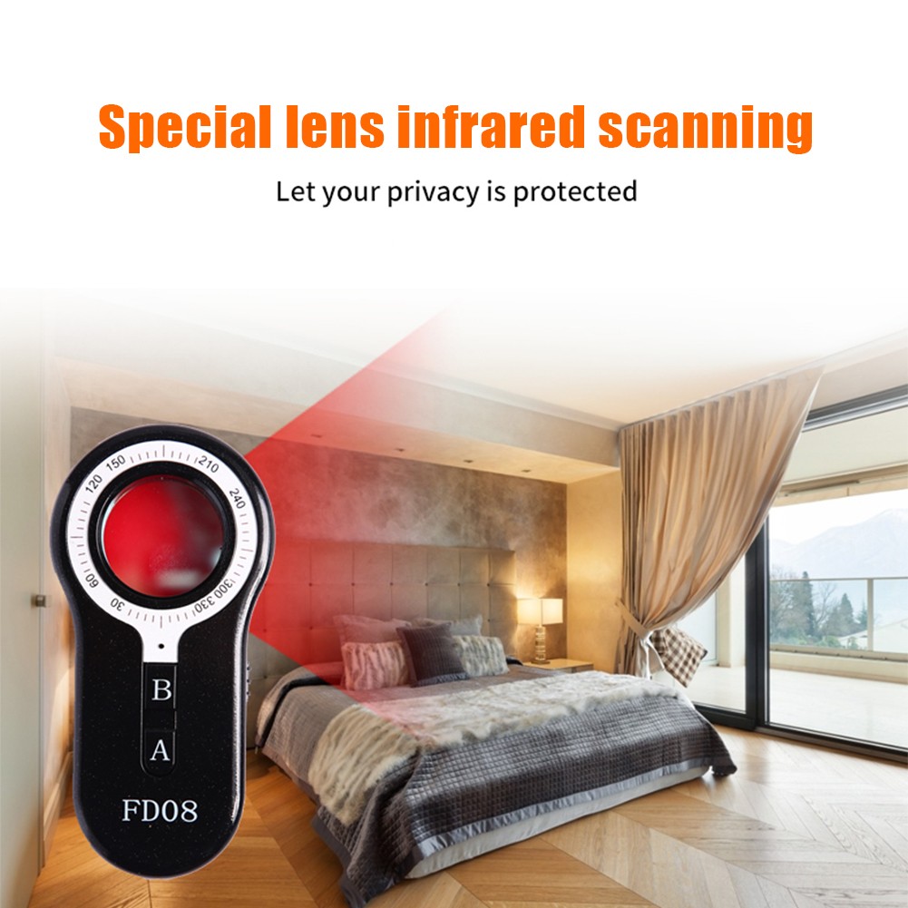 Infrared camera detector hotel anti express shooting anti eavesdropping safety vibration alarm anti theft detector