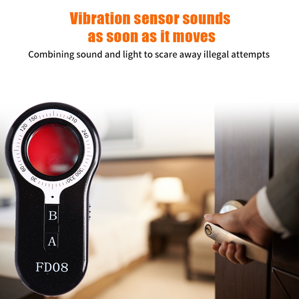 Hotel Infrared Camera Detector Anti-Spy Shooting Anti-Tapping Wireless Precision Alarm Detector LED Light GPS Detection