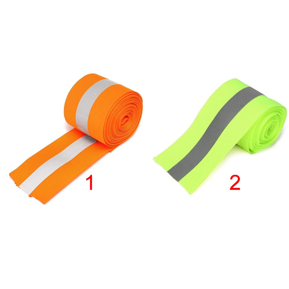 Sewing Tape Garment Safety Luggage Tape Reflective Fluorescent Warning Tape
