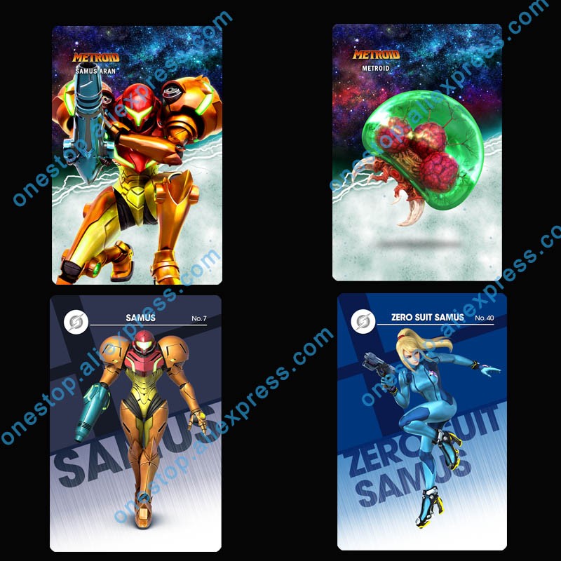 e. M. M. Samus Dread Metroid Samus Zero Suit Samus Darkness Samus Ridley Card NFC for NS Switch Game Reward Card