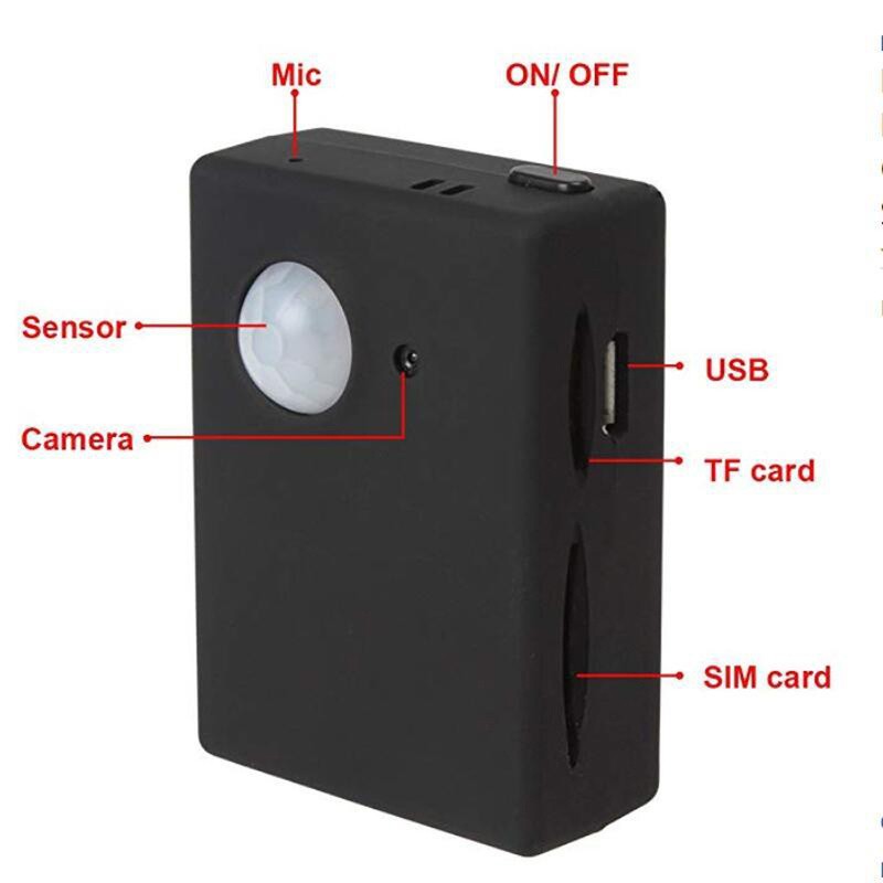 GPS Tracker Smart Wireless PIR Motion Detector Sensor Support HD Camera SMS MMS GSM Anti-theft Mirco USB Alarm System