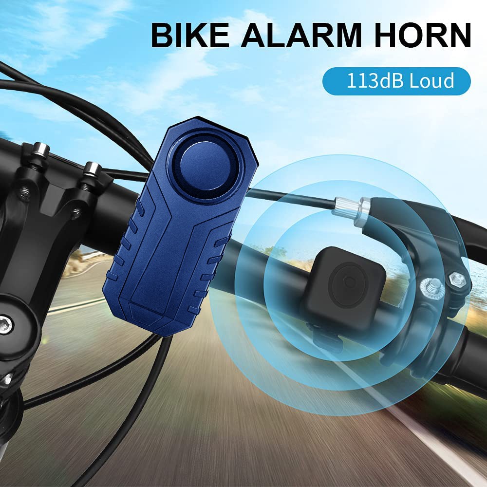 Elecpow Bicycle Alarm Remote Control Waterproof Electric Bicycle Burglar Alarm With Loud Horn 113dB Vibration Sensor Motorcycle