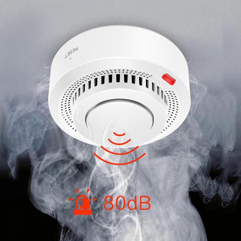 zigbee standalone smoke detector sensor fire alarm home security system firefighter tuya wifi smoke alarm fire protection