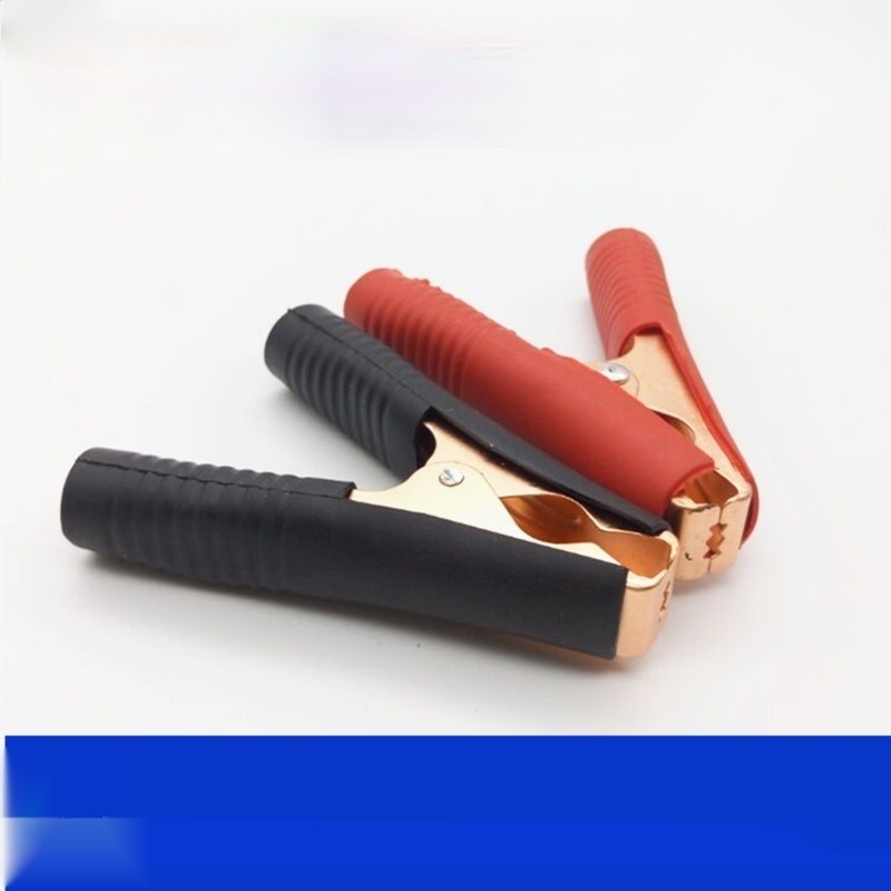 Alligator Clips Hot Car Battery Clamps Alligator Clips 100A Red Black Electrical Connection Battery Terminals Wire Power Test