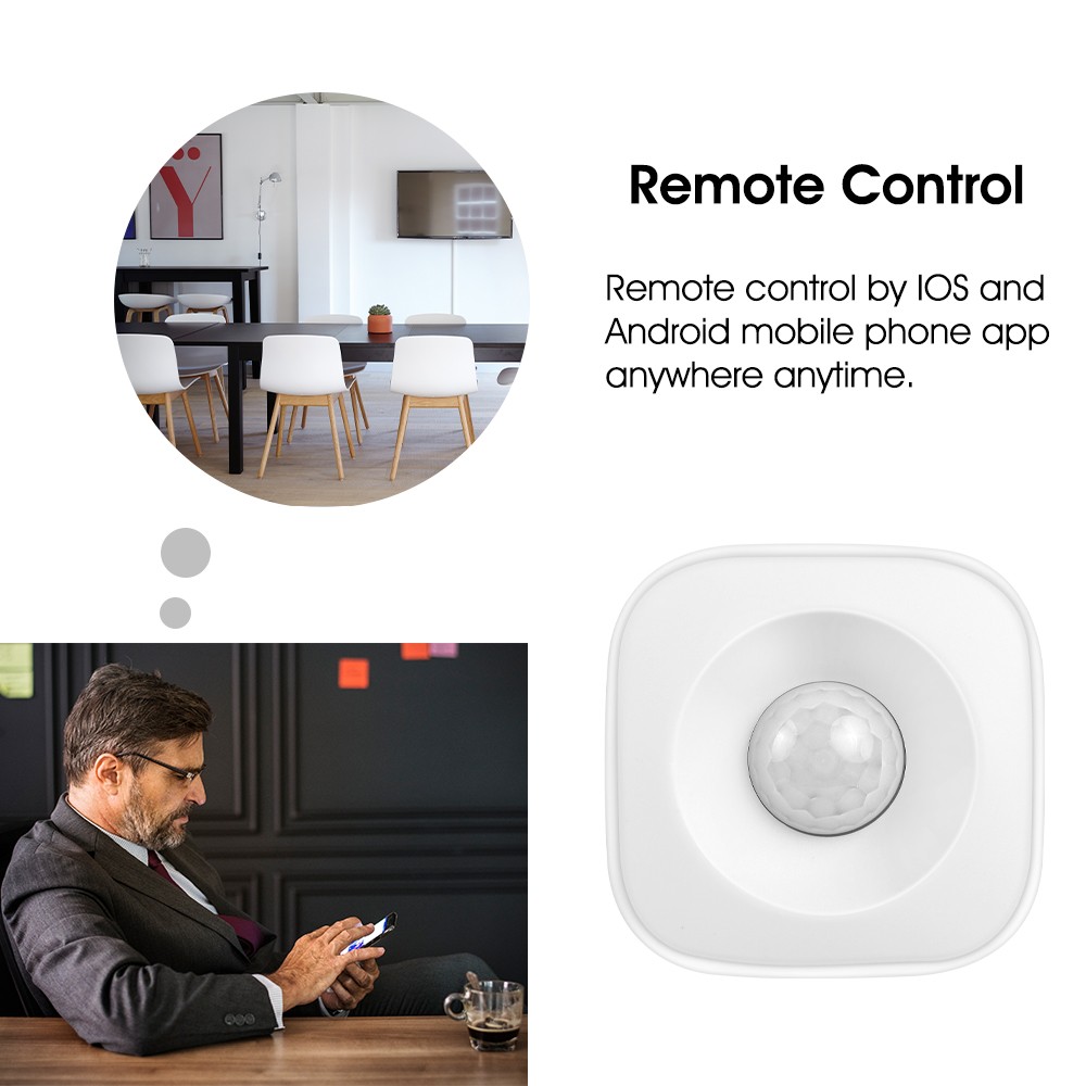 TREEYE WIFI Human Body Sensor Wireless Smart Body Motion PIR Motion Sensor Zigbee Use With Tuya Gateway Smart Life App