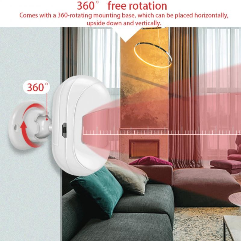 Tuya Zigbee 3.0 Smart Infrared Motion Detector Human Body Sensor Alarm Smart Life Voice Control via Alexa Zigbee Gateway