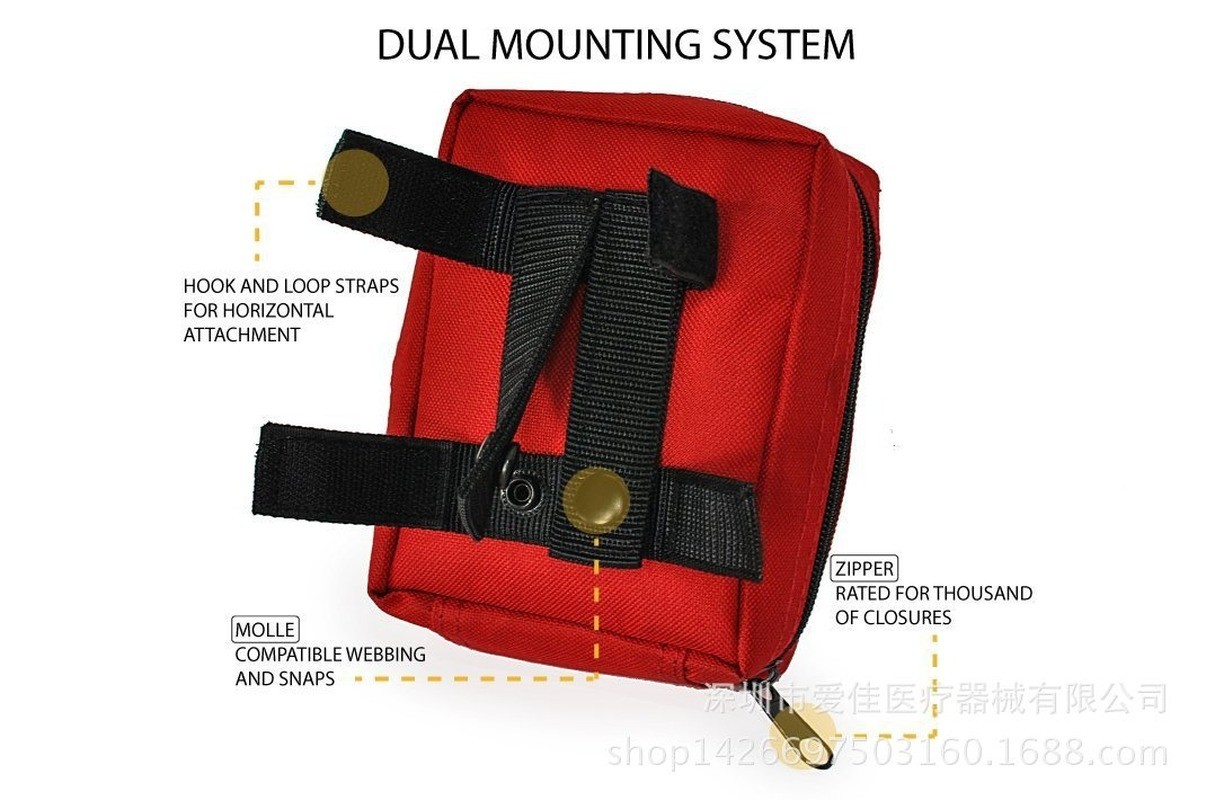 Outdoor portable takeaway first aid kit medical kit rope set