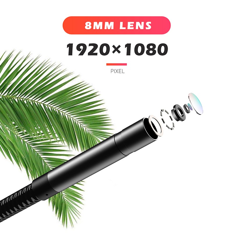 P30 Endoscope Camera 4.3" Screen Single and Dual Lens HD1080P Waterproof Industrial Inspection Borescope 8mm5.5mm3.9mm LED 2600mAh