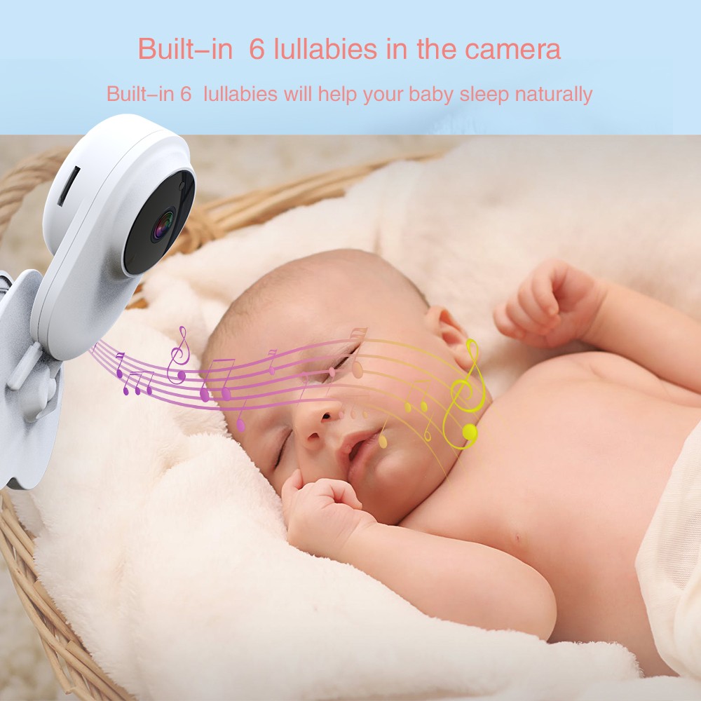 4.3 Inch 1080P Baby Monitor Two Way Audio Video Nanny Home Security Camera Babyphone Cameras Night Vision Temperature Monitoring