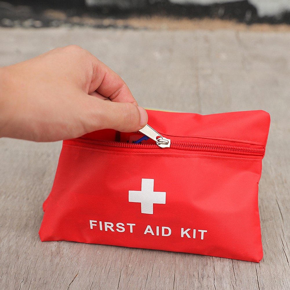 Small Portable Medicine Bag First Aid Medical Emergency Kit Organizer Outdoor Household Medicine Pill Storage Bag