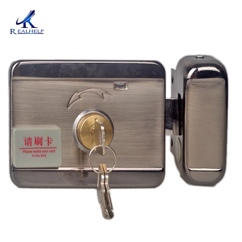 Electronic door lock 1000users with remote unlock with RFID smart card home security system kit access control system