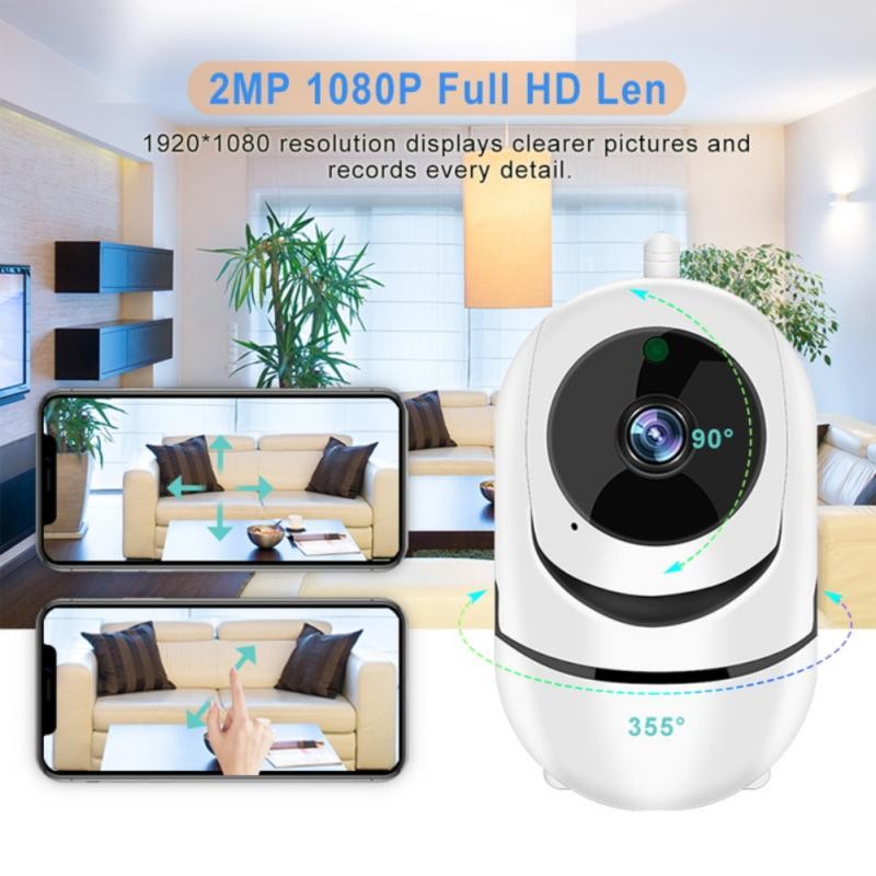 2MP IP Camera Baby Monitor WiFi 1080P Video Surveillance Camera Two Way Audio Infrared Night Vision Smart Home Security Wifi Camera