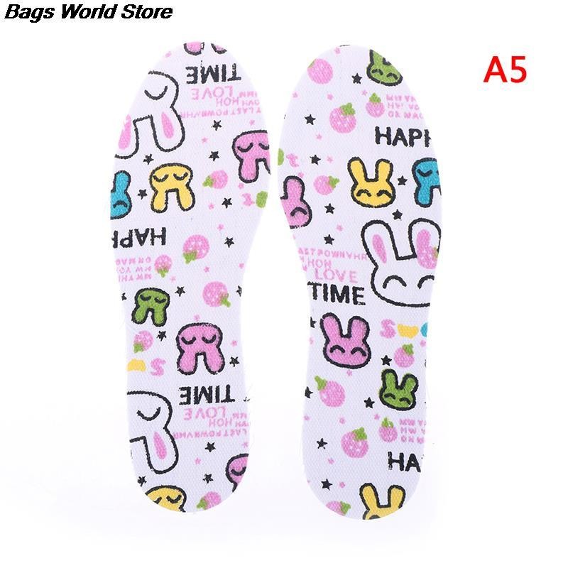 Children Baby Insoles Memory Foam Comfort Cushion Insole Shoe Boys Girls Cute Cartoon Insoles Cushion Breathable Insert