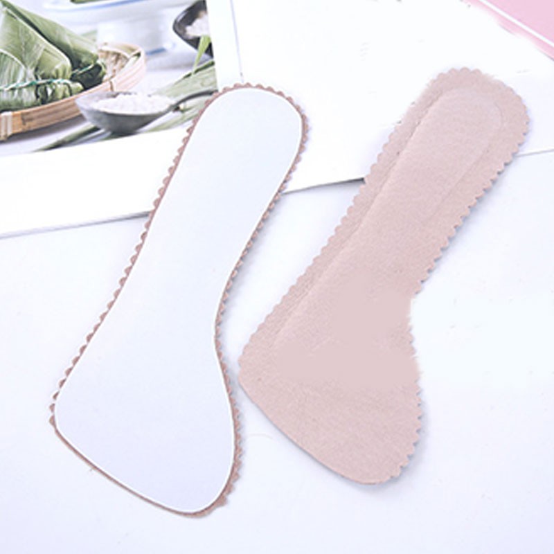 1 Pair Leather Half Foot Pad High Heel Insoles Sweat-absorbent Seven Points Cushion Anti-slip Massage Cushion Insert Foot Care Tool