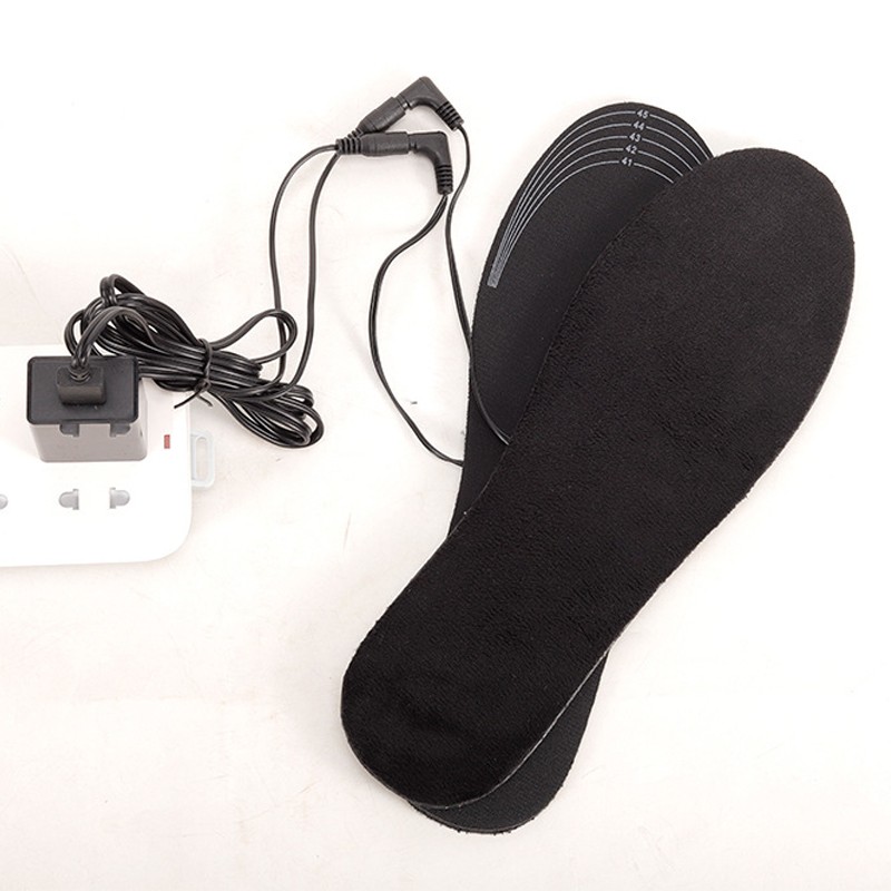 USB Heated Shoe Insoles Feet Warm Sock Heating Pad Electric Insoles Washable Warm Thermal Insoles Unisex Plantillas Para Los