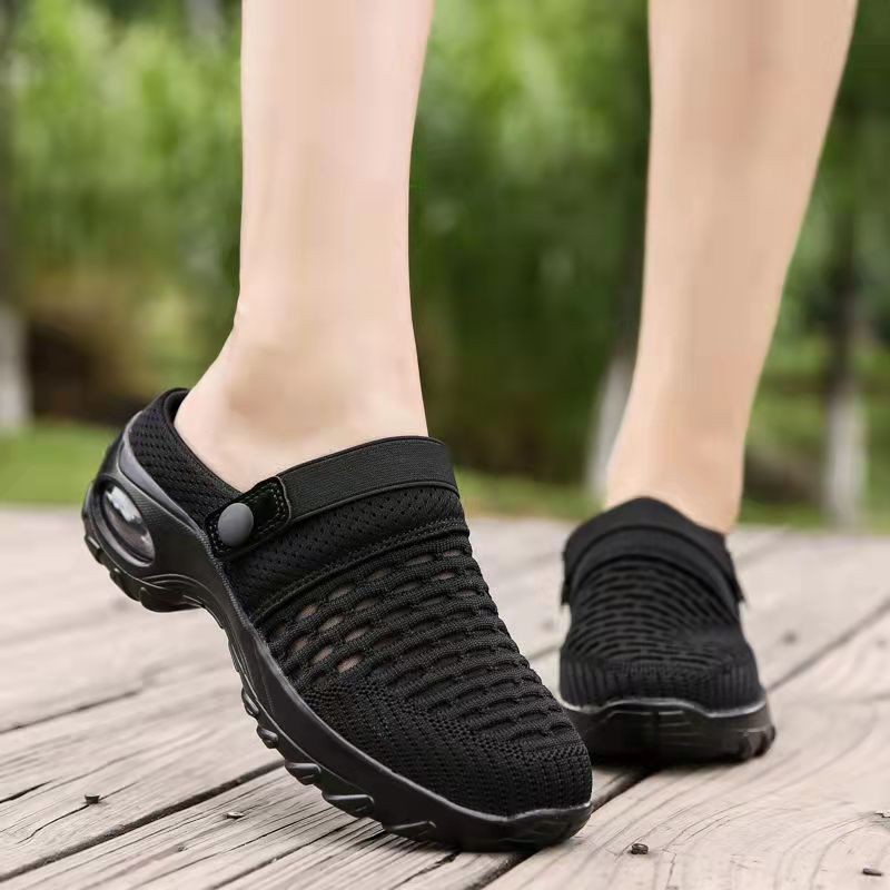 2022 New Women's Shoes Non-slip Thick Sole Sandals Women's Breathable Mesh Sandals Outdoor Walking Slippers